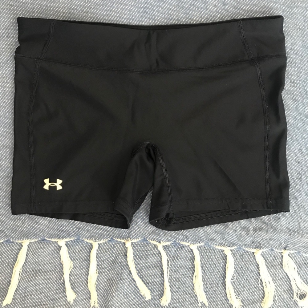 ✨SOLD✨Under Armour navy blue spandex shorts- small
